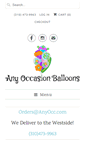 Mobile Screenshot of anyoccasionballoons.com